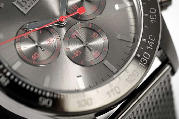 Hugo Boss Men's Watch Chronograph Ikon Grey Mesh - HB1513443 - Image 7